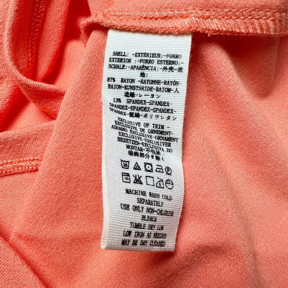 Free People | Women | Rock With It Coral Puff Sleeve Off Shoulder Top | XS - Picture 9 of 13